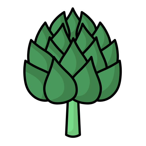 Artichoke Generic Thin Outline Color icon