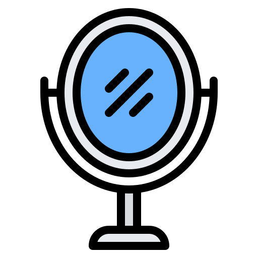 Mirror Generic Outline Color icon