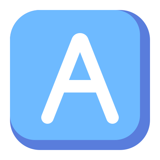 Letter a Generic Flat icon