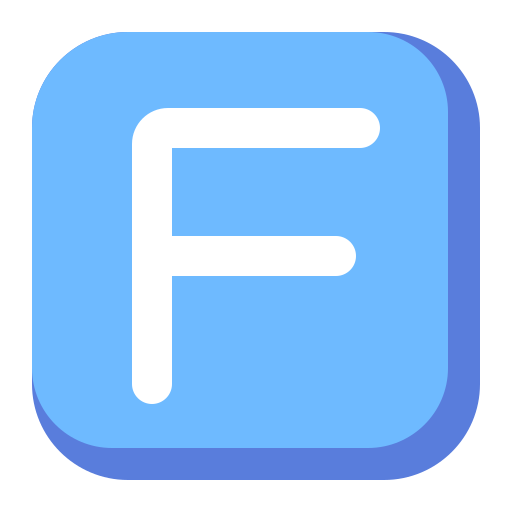 Letter f Generic Flat icon