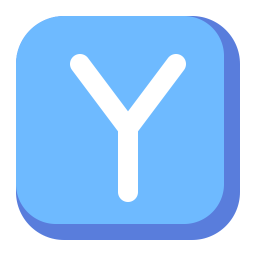 letra y icono gratis