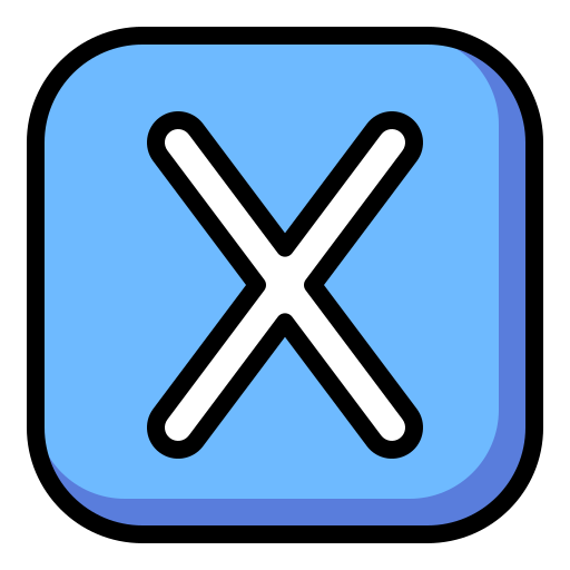 Letter x free icon Letter x free icon