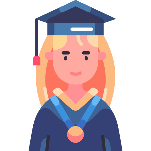 graduación icono gratis