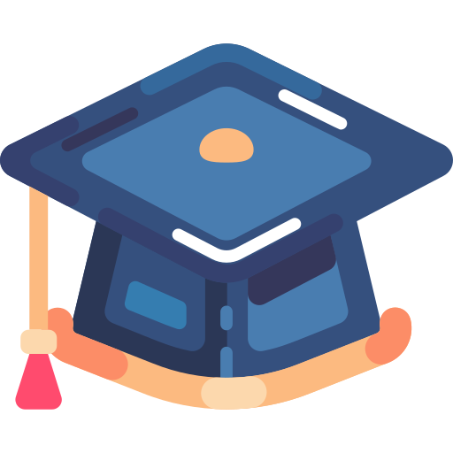 graduación icono gratis