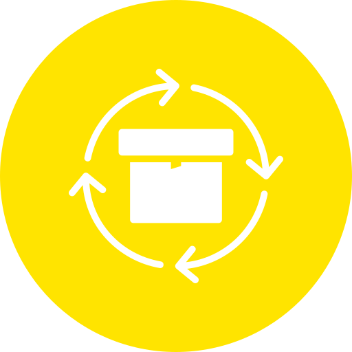 caja de entrega icono gratis