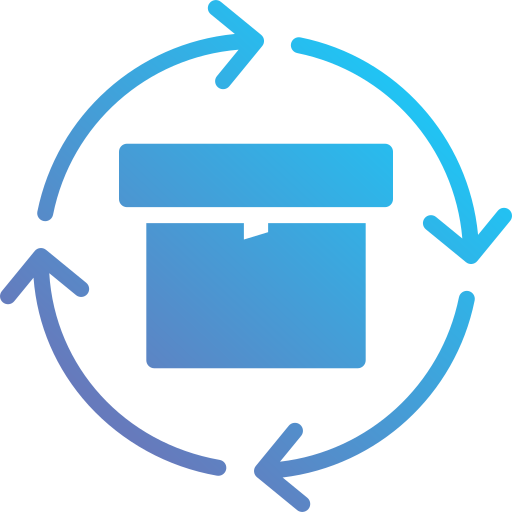 caja de entrega icono gratis