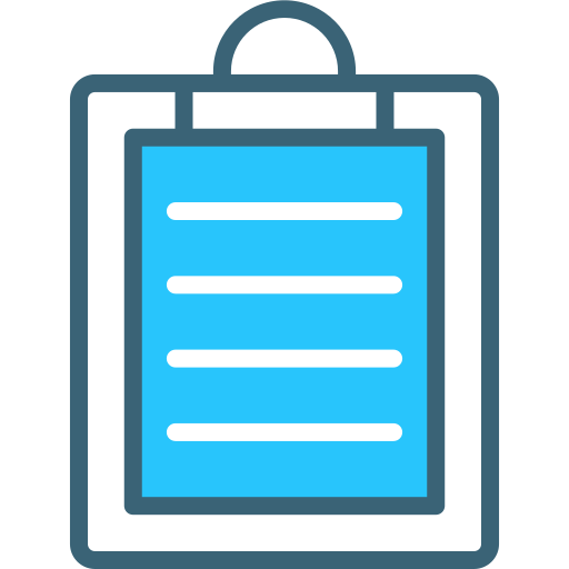 Clipboard Generic Fill & Lineal Icon