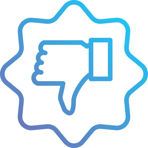 nicht mögen kostenlos Icon