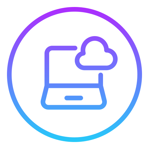 computación en la nube icono gratis