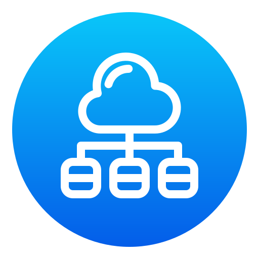 servidor en la nube icono gratis