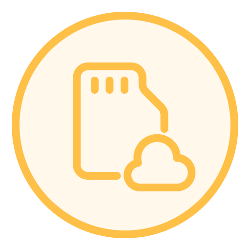 almacenamiento en la nube icono gratis