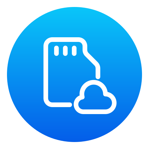 almacenamiento en la nube icono gratis