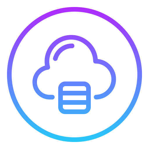 servidor en la nube icono gratis