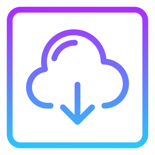 Cloud computing Generic Gradient icon