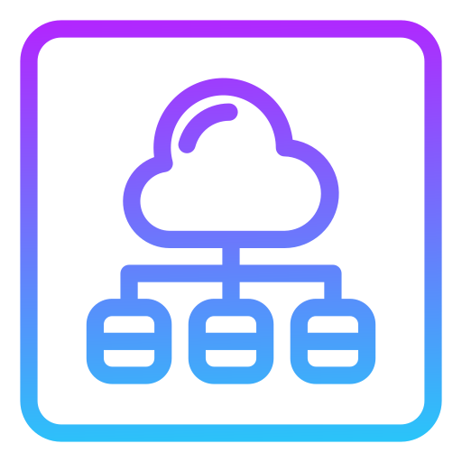 servidor en la nube icono gratis
