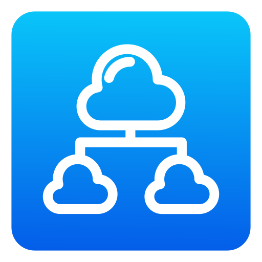 computación en la nube icono gratis