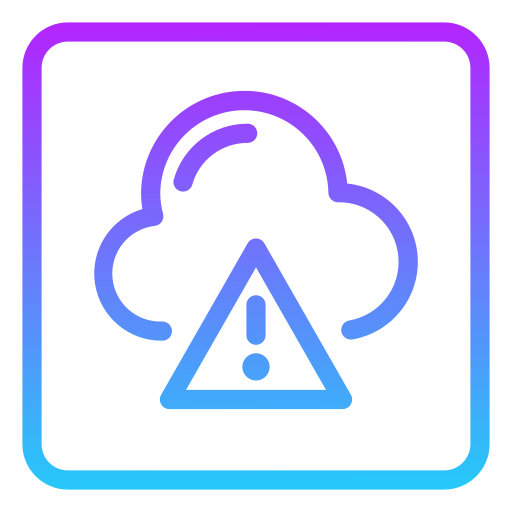 Cloud computing Generic Gradient icon