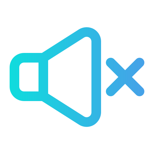 silencio icono gratis