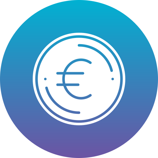 Euro Generic Flat Gradient icon