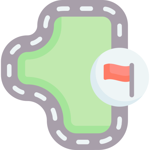 piste de course Icône gratuit