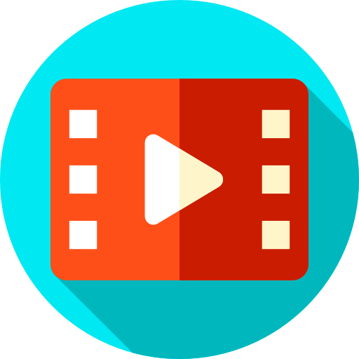 reproductor de video icono gratis