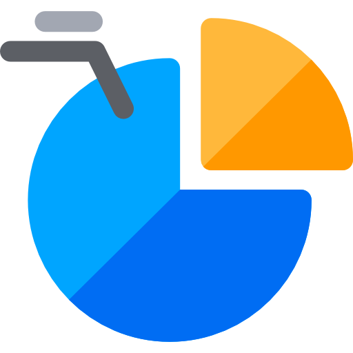 gráfico circular icono gratis