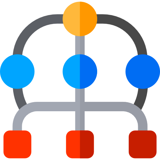 estructura jerarquica icono gratis