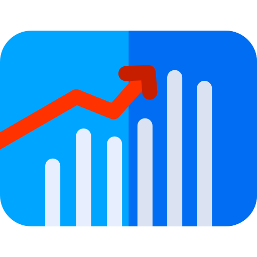 gráfico de barras icono gratis