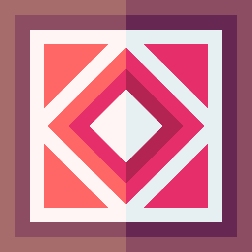 Basic Straight Flat Tile Icon