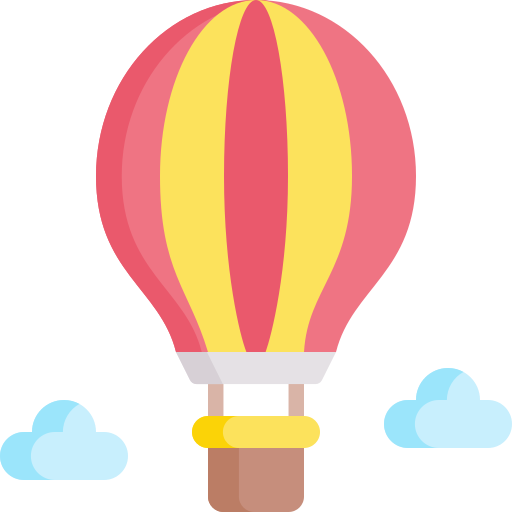 Hot air balloon Special Flat icon