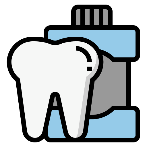 Icono De Enjuague Bucal Generic Outline Color