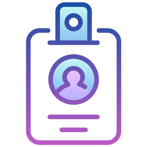 Удостоверение личности бесплатно иконка