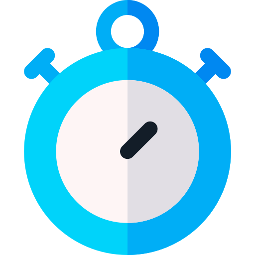 Stopwatch Basic Rounded Flat icon