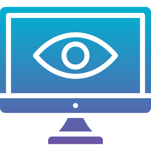 Web visibility Generic Flat Gradient icon