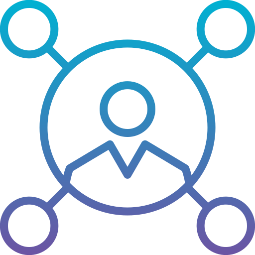 la comercialización del afiliado icono gratis