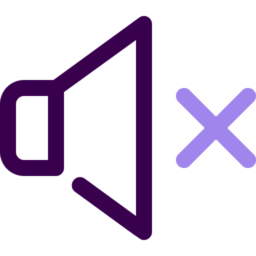 silencio icono gratis