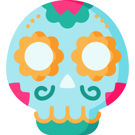 dia de muertos icono gratis