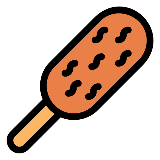 Corndog Generic Outline Color Icon