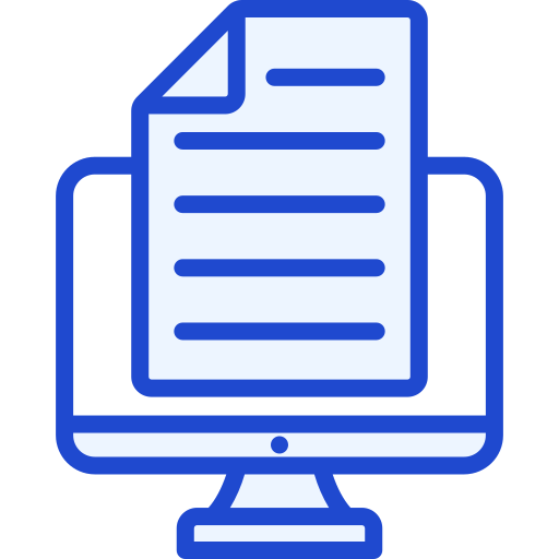 Document Generic Blue icon