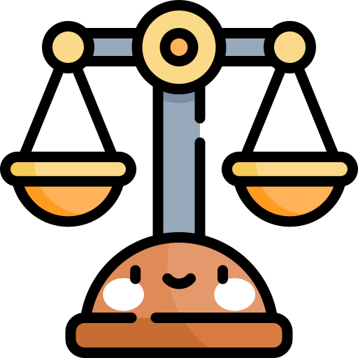 Balance Kawaii Lineal Color Icon