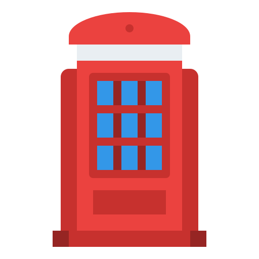 cabina telefónica icono gratis
