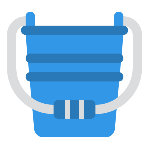 Bucket free icon