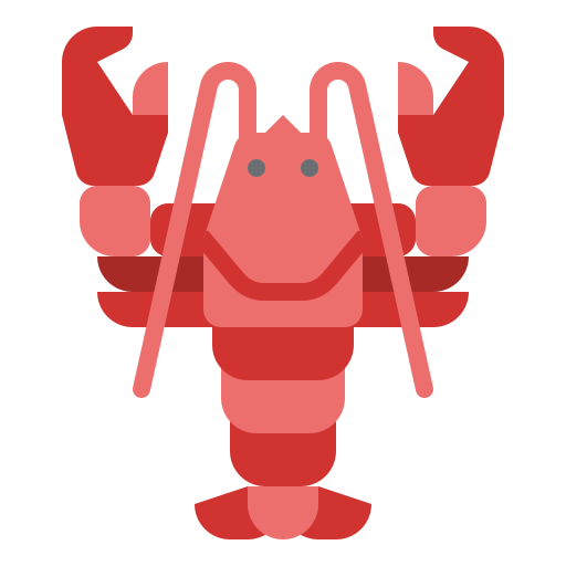 Lobster Iconixar Flat icon