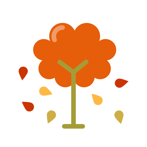 arbol de otoño icono gratis