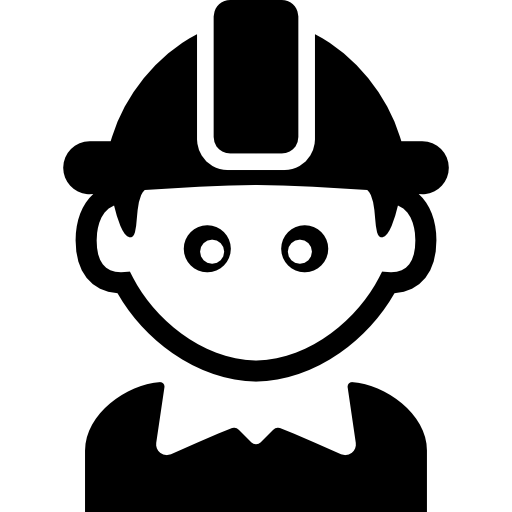 Man with hat icon