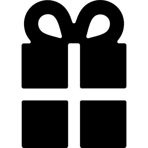 Giftbox filled icon