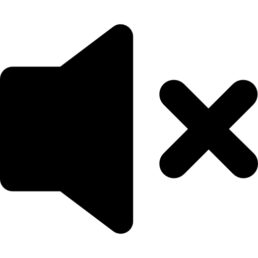 speaker mute symbol