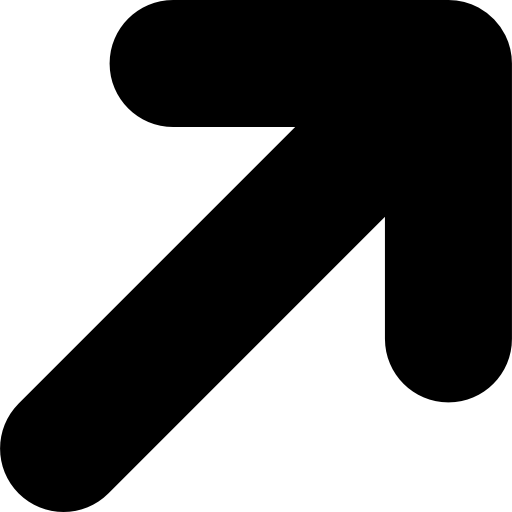 Up right arrow icon