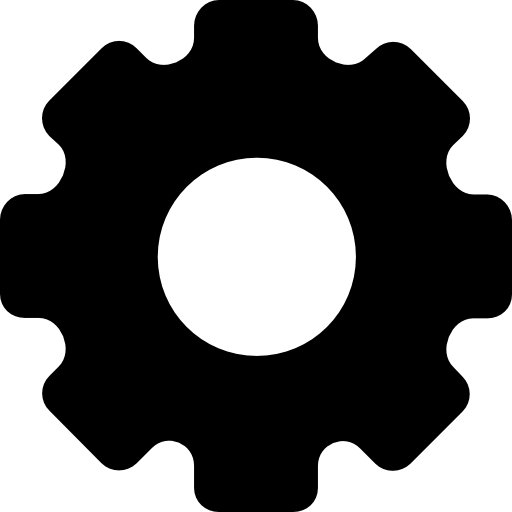 Configuration with gear icon