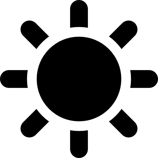 Free Icon | Sunny day or sun weather